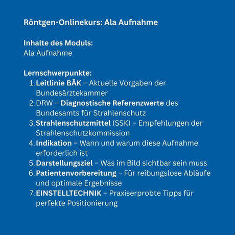 Onlinekurs: Ala Aufnahme - Alles Einstellungssache