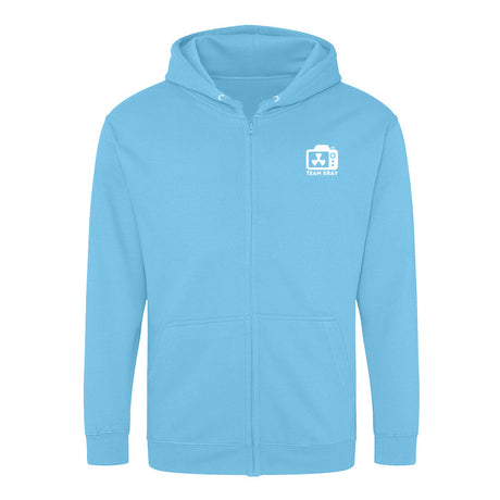 Hoddy Sweatjacke mit Reißverschluss TEAM XRAY (kleines Logo) Unisex - Alles Einstellungssache