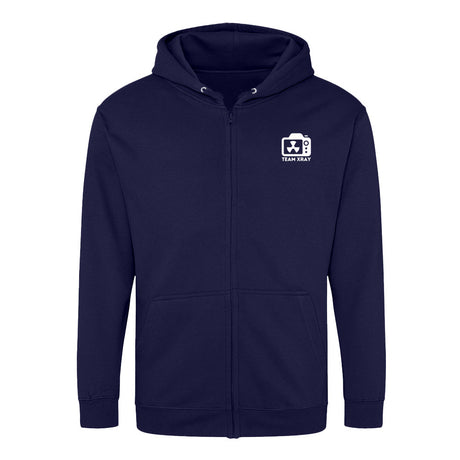 Hoddy Sweatjacke mit Reißverschluss TEAM XRAY (kleines Logo) Unisex - Alles Einstellungssache