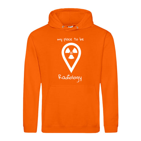 Hoody (Unisex) my place to be Radiology - Alles Einstellungssache