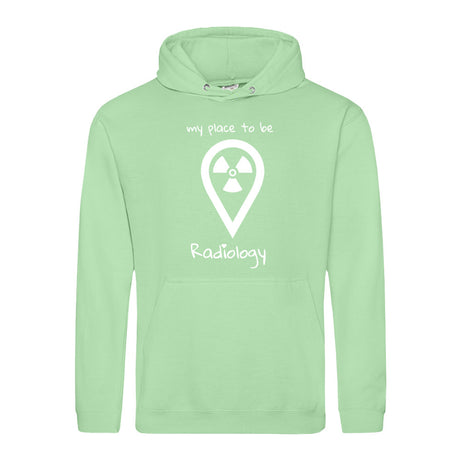 Hoody (Unisex) my place to be Radiology - Alles Einstellungssache