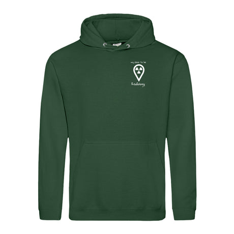 Hoody (Unisex) my place to be Radiology (kleines Logo) - Alles Einstellungssache