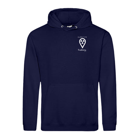 Hoody (Unisex) my place to be Radiology (kleines Logo) - Alles Einstellungssache