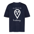 T-Shirt Oversized (Unisex)- my place to be Radiology - Alles Einstellungssache