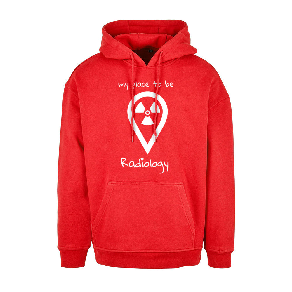 Basic Oversize Hoodie (Herren) - my place to be Radiology - Alles Einstellungssache