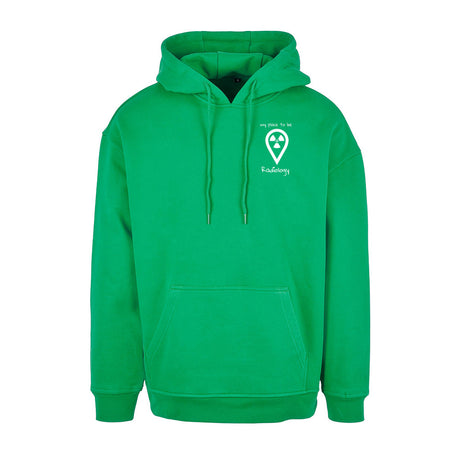Basic Oversize Hoodie (Herren) - my place to be Radiology  (kleines Logo) - Alles Einstellungssache