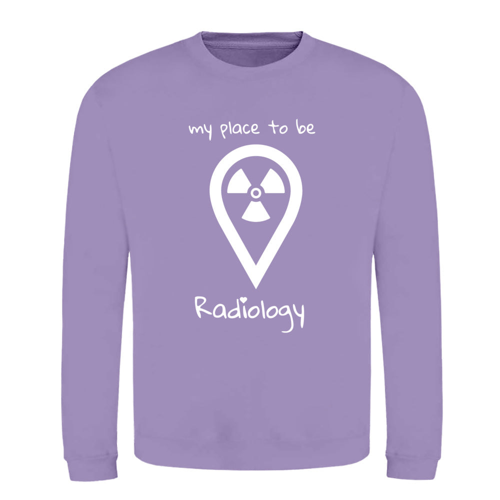 Klassiker Sweatshirts (Unisex) - my place to be Radiology - Alles Einstellungssache