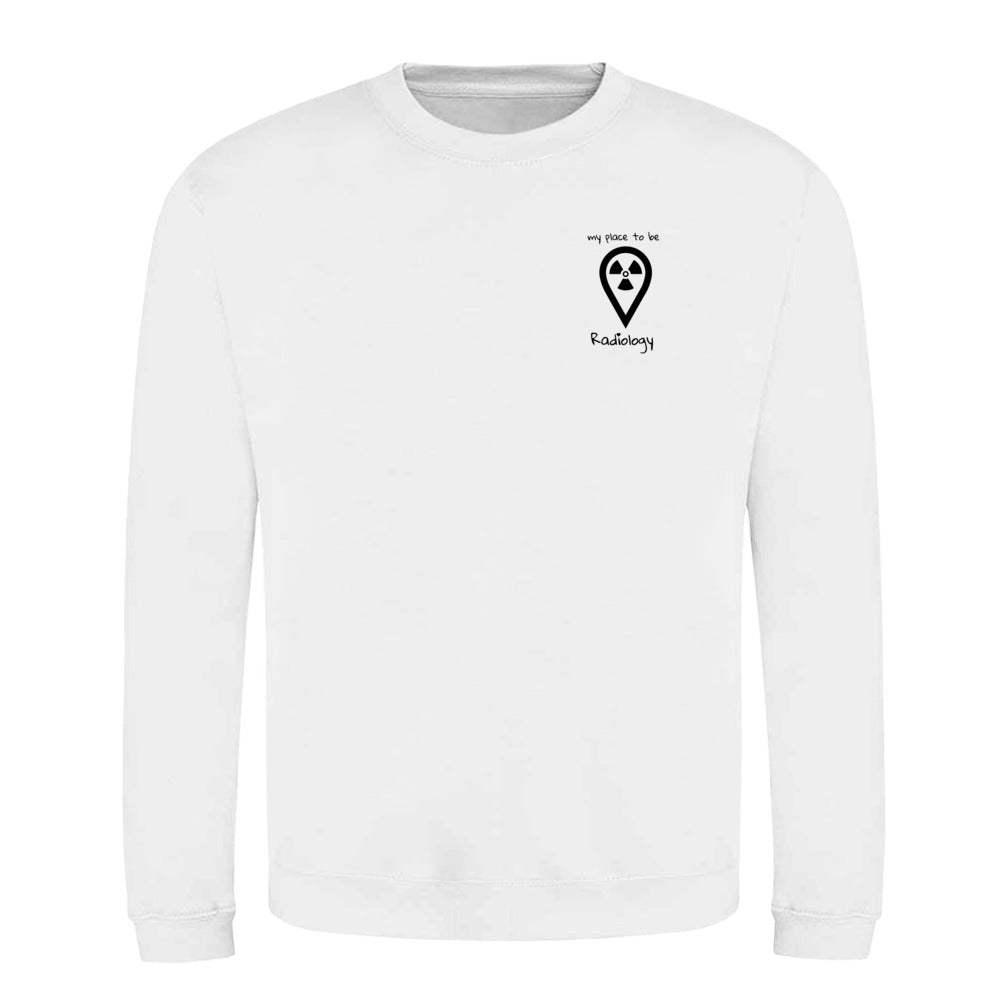 Klassiker Sweatshirts (Unisex) - my place to be Radiology (kleines Logo) - Alles Einstellungssache