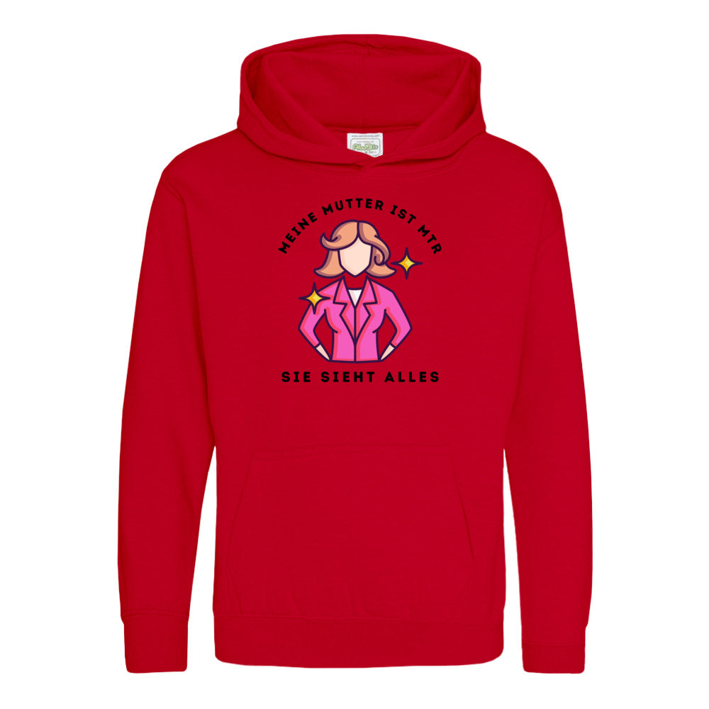 Kinder Hoodie - meine Mutter ist MTR - Alles Einstellungssache