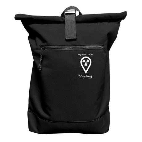Rucksack mit Laptopfach - my place to be Radiology (kleines Logo) - Alles Einstellungssache