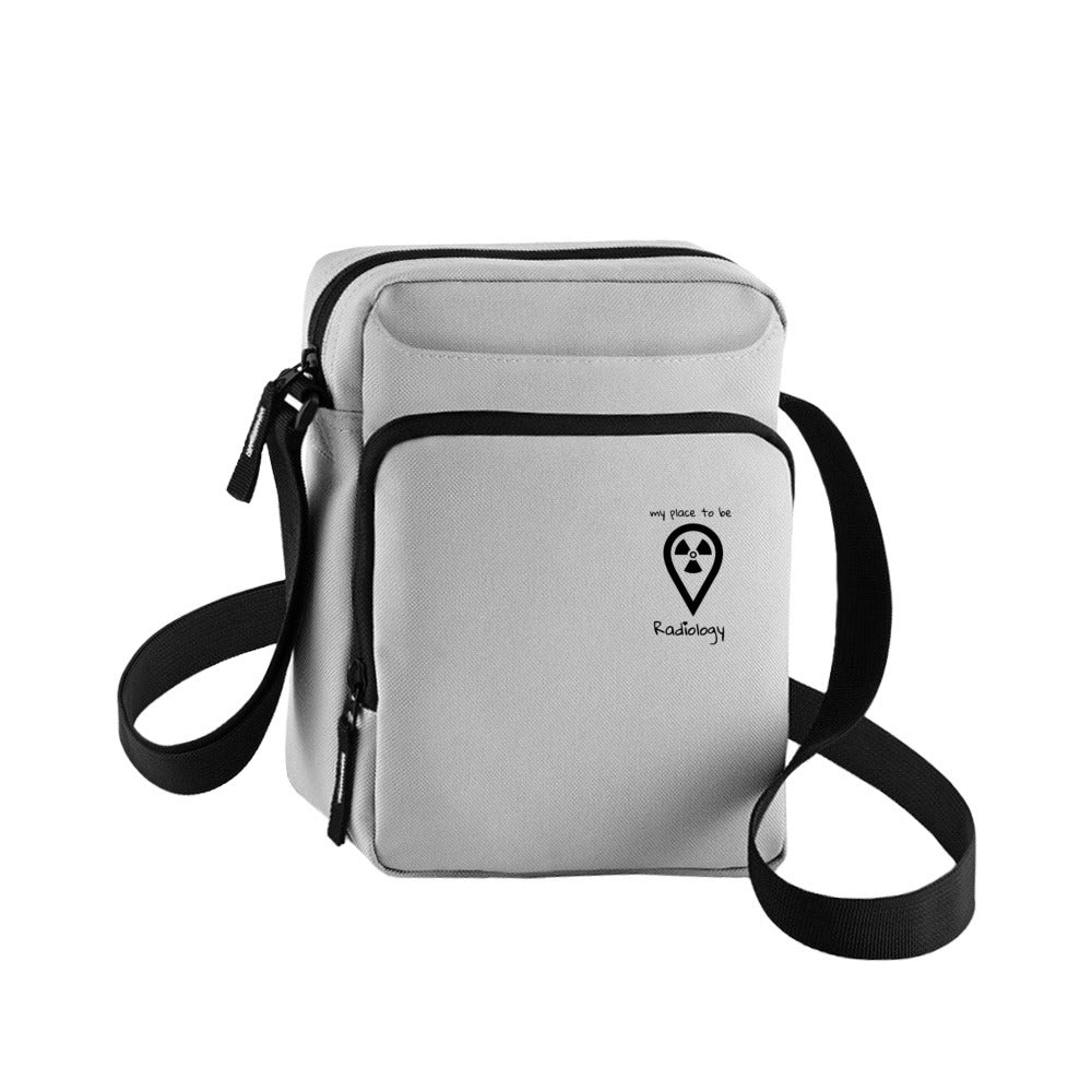 Cross Body Bag, Handtasche, Tablet-/Handytasch - my place to be Radiology (kleines Logo) - Alles Einstellungssache