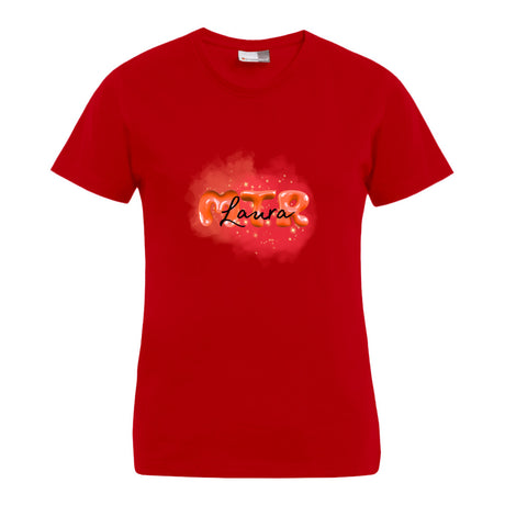 ROT MTR Laura oder dein Name -LOGO groß- T-Shirt - Alles Einstellungssache