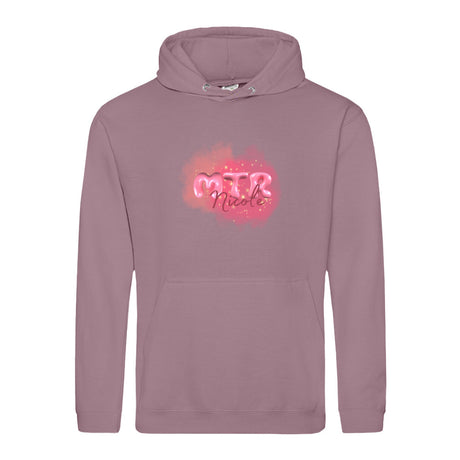 Pink MTR Nicole oder dein Name -LOGO groß- Hoody (Unisex) - Alles Einstellungssache