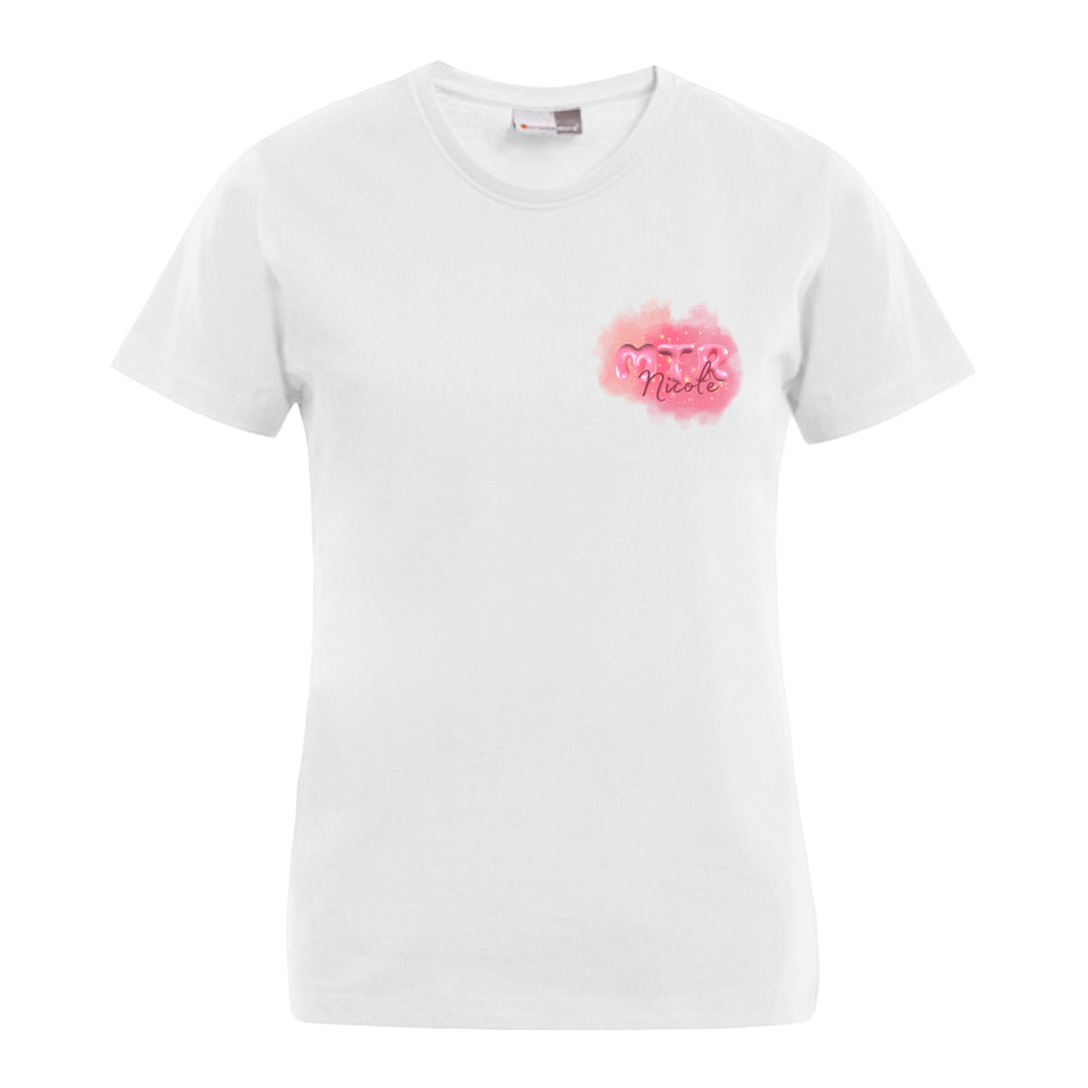 Pink MTR Nicole oder dein Name - T-Shirt - Alles Einstellungssache