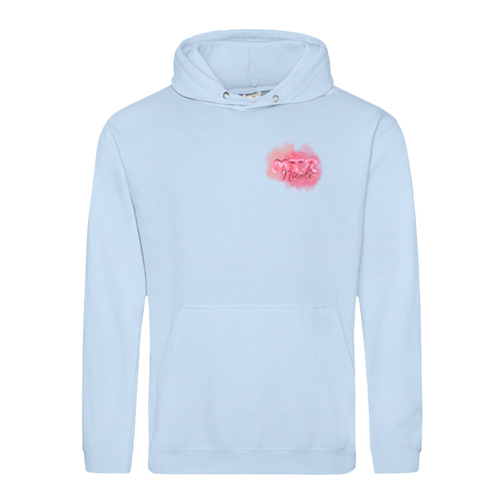 Pink MTR Nicole oder dein Name -LOGO klein- Hoody (Unisex) - Alles Einstellungssache