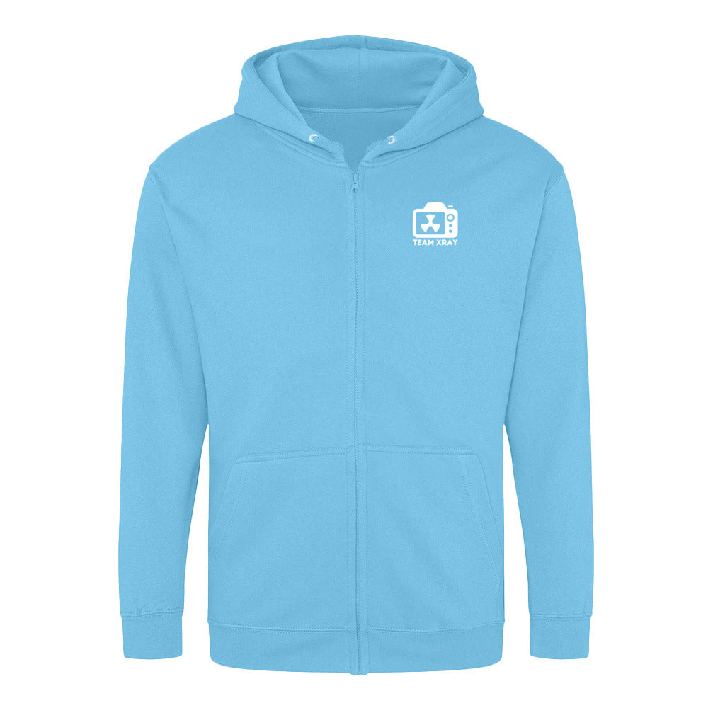 Hoddy Sweatjacke mit Reißverschluss - TEAM XRAY (kleines Logo) Unisex