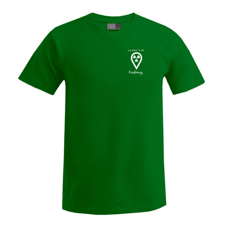 T-Shirt (Herren) - my place to be Radiology (kleines Logo)