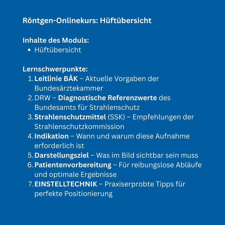 Onlinekurs: Hüftübersicht *Neu - Alles Einstellungssache