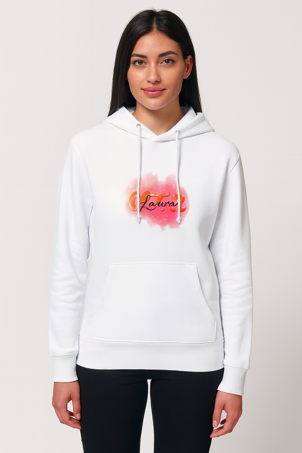 ROT MTR Laura oder dein Name -LOGO groß- Hoody (Unisex) - Alles Einstellungssache