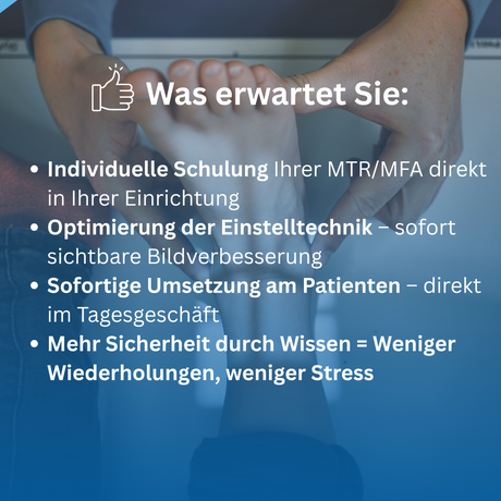 Röntgen-Inhouse-Kurs - Training on the Job - Alles Einstellungssache