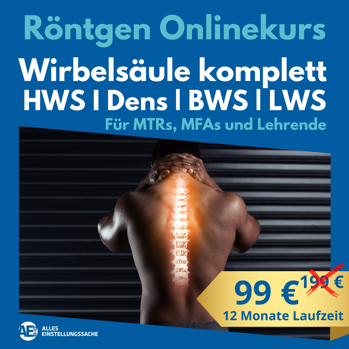 Onlinekurs: Wirbelsäule komplett – HWS, BWS & LWS - Alles Einstellungssache