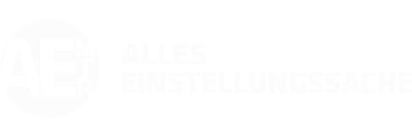 Alles Einstellungssache