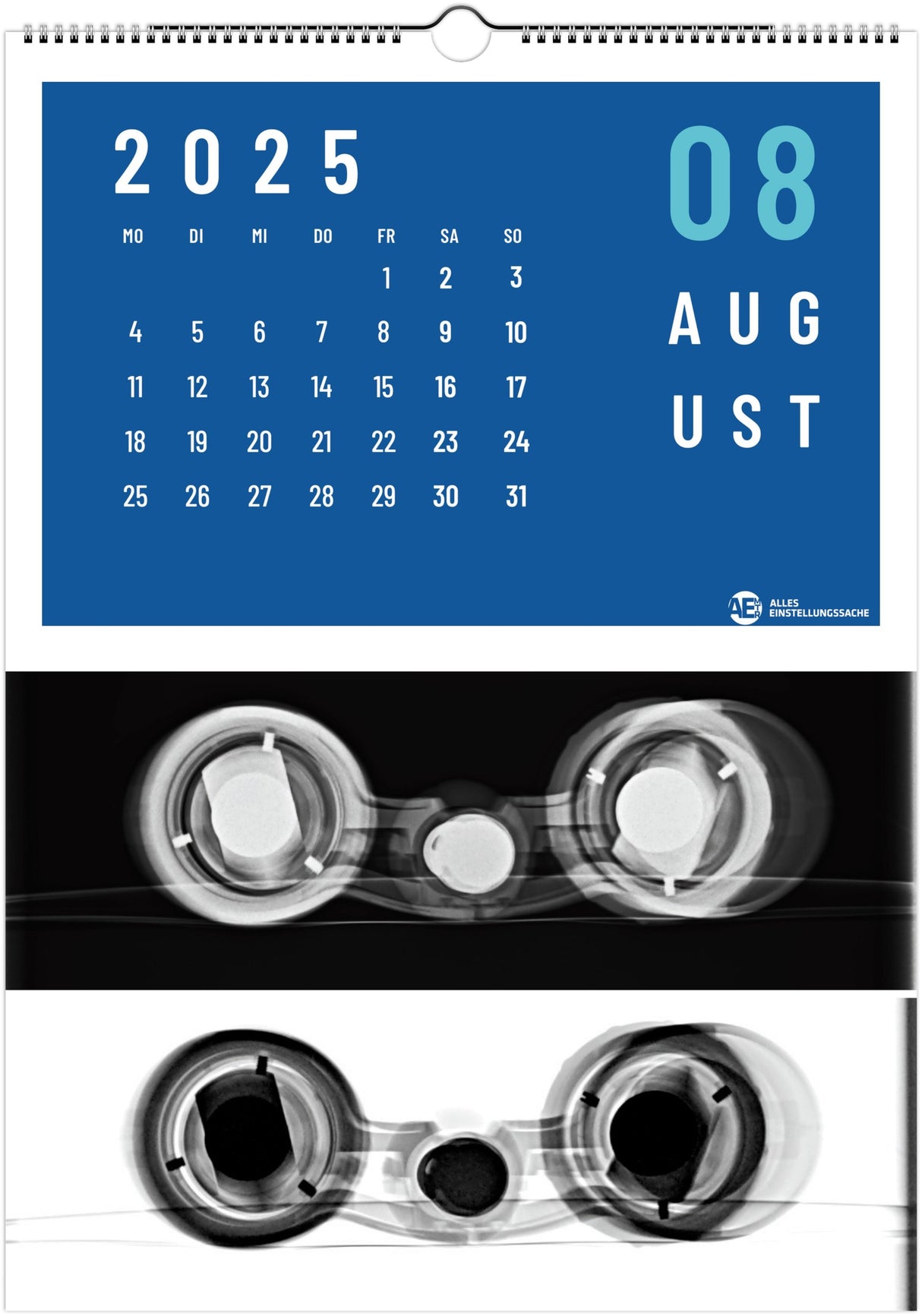 Röntgenkalender 2025 - Alles Einstellungssache