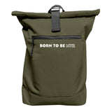 Rucksack mit Laptopfach- BORN TO BE MTR (horizontales Logo) - Alles Einstellungssache 