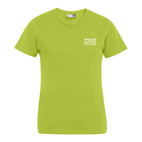 BORN TO BE MTR T-Shirt (Damen) kleines Logo - Alles Einstellungssache 