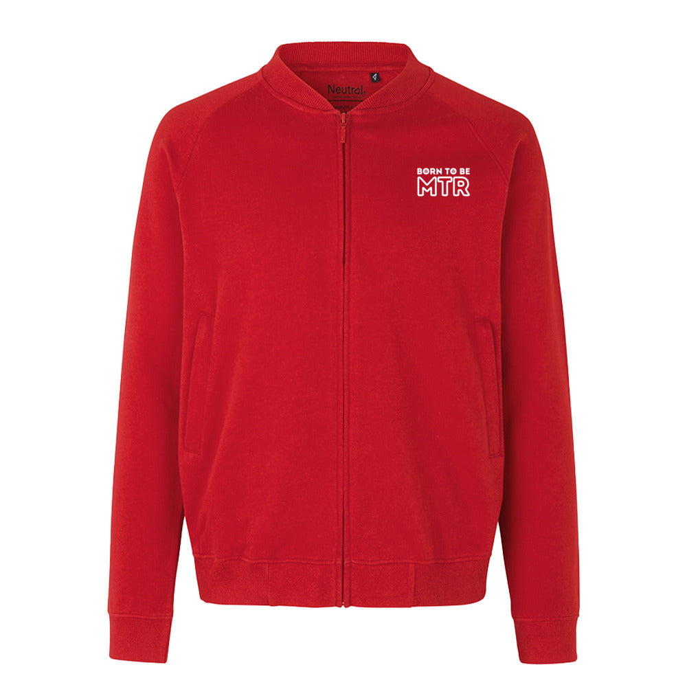 Sweatjacke mit Reißverschluss BORN TO BE MTR (kleines Logo) Unisex - Alles Einstellungssache 