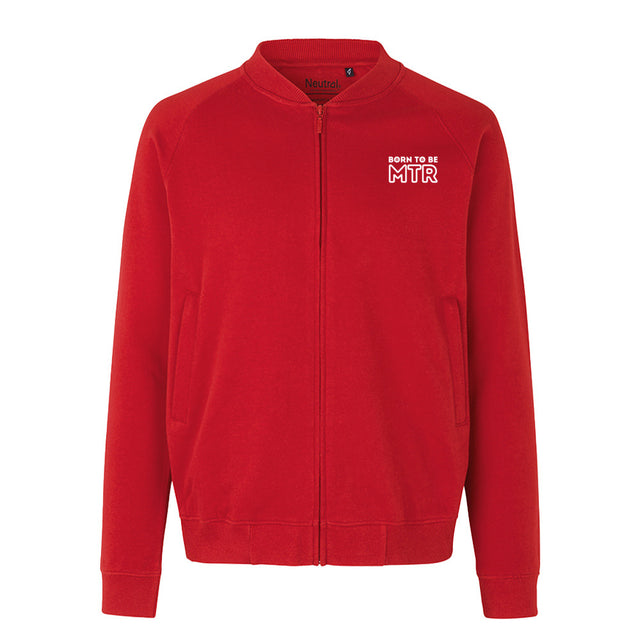 Sweatjacke mit Reißverschluss BORN TO BE MTR (kleines Logo) Unisex - Alles Einstellungssache 