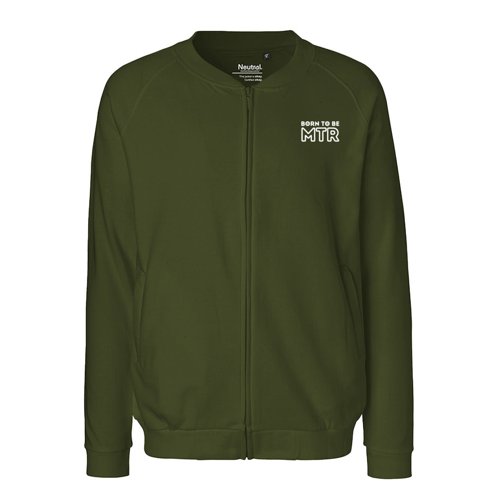 Sweatjacke mit Reißverschluss BORN TO BE MTR (kleines Logo) Unisex - Alles Einstellungssache 