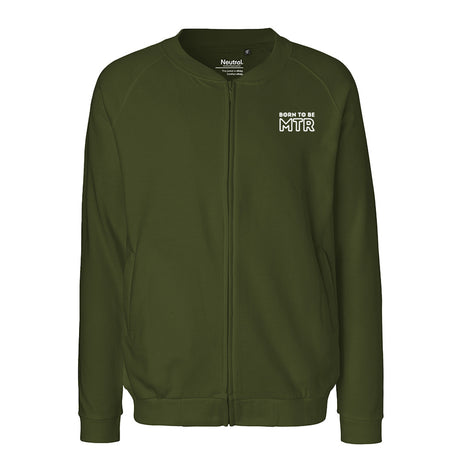 Sweatjacke mit Reißverschluss BORN TO BE MTR (kleines Logo) Unisex
