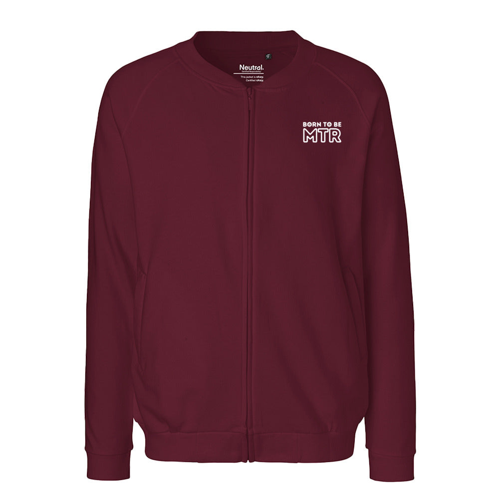 Sweatjacke mit Reißverschluss BORN TO BE MTR (kleines Logo) Unisex - Alles Einstellungssache 