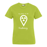 my place to be Radiology (großes Logo) T-Shirt (Damen) - Alles Einstellungssache 