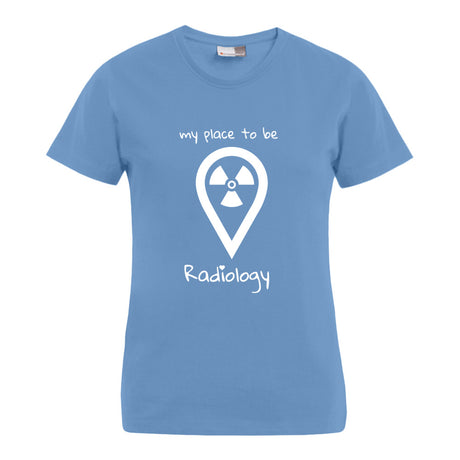 my place to be Radiology (großes Logo) T-Shirt (Damen) - Alles Einstellungssache 