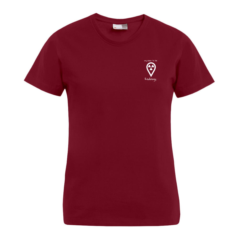 my place to be Radiology (kleines Logo) T-Shirt (Damen)