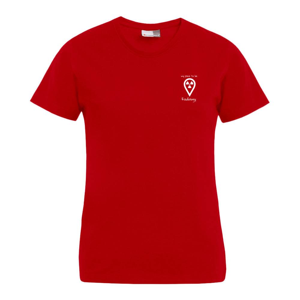 my place to be Radiology (kleines Logo) T-Shirt (Damen)