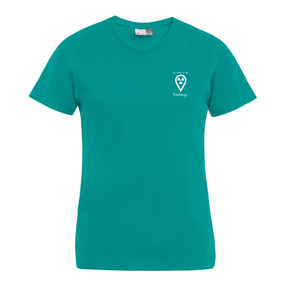 my place to be Radiology (kleines Logo) T-Shirt (Damen)