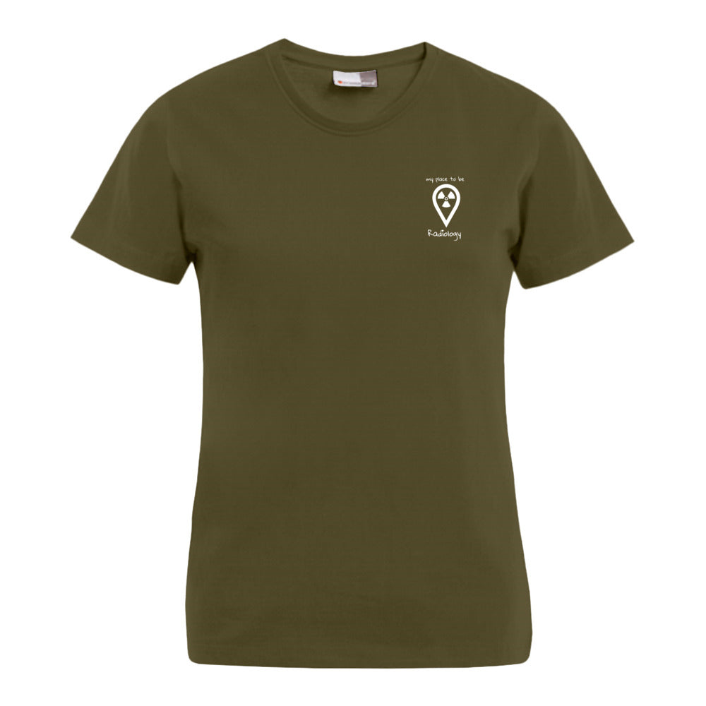 my place to be Radiology (kleines Logo) T-Shirt (Damen)