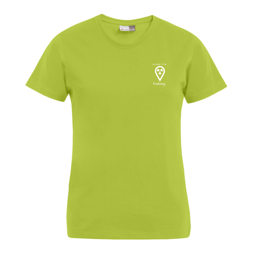 my place to be Radiology (kleines Logo) T-Shirt (Damen)