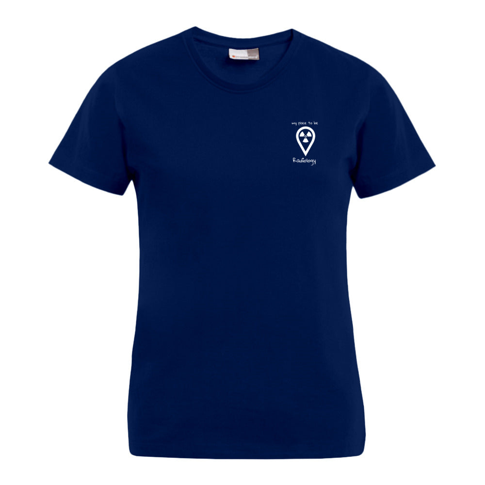 my place to be Radiology (kleines Logo) T-Shirt (Damen)