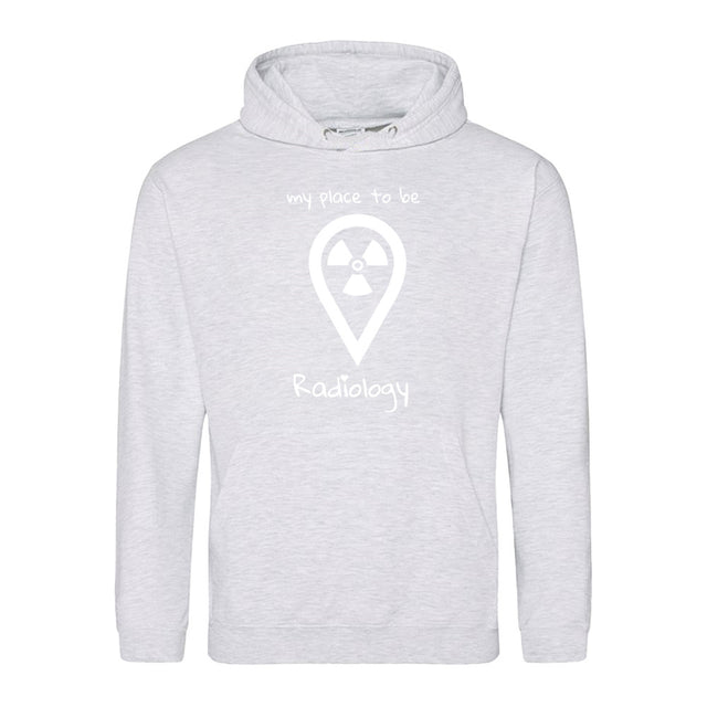 Hoody (Unisex) my place to be Radiology - Alles Einstellungssache 