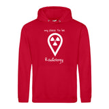 Hoody (Unisex) my place to be Radiology - Alles Einstellungssache 
