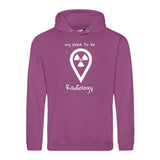 Hoody (Unisex) my place to be Radiology - Alles Einstellungssache 