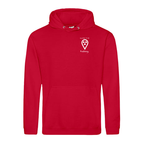 Hoody (Unisex) my place to be Radiology (kleines Logo)
