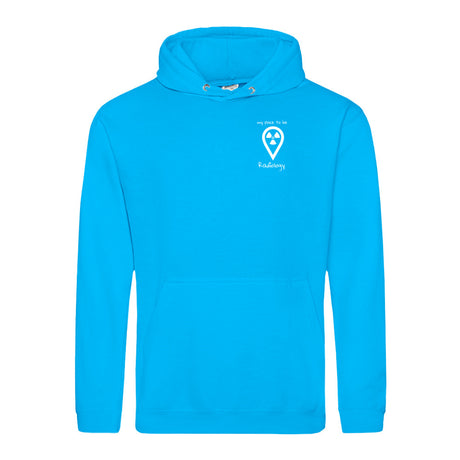 Hoody (Unisex) my place to be Radiology (kleines Logo)