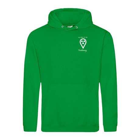 Hoody (Unisex) my place to be Radiology (kleines Logo)