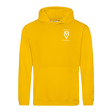 Hoody (Unisex) my place to be Radiology (kleines Logo) - Alles Einstellungssache 