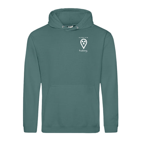 Hoody (Unisex) my place to be Radiology (kleines Logo)